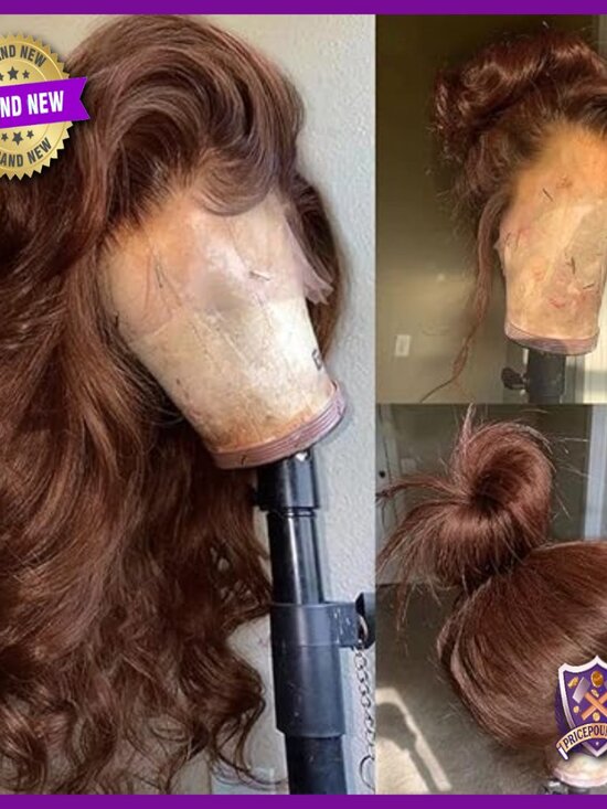Human Hair Lace Front Wig 24 Inch Body Wave 13x4 HD Glueless